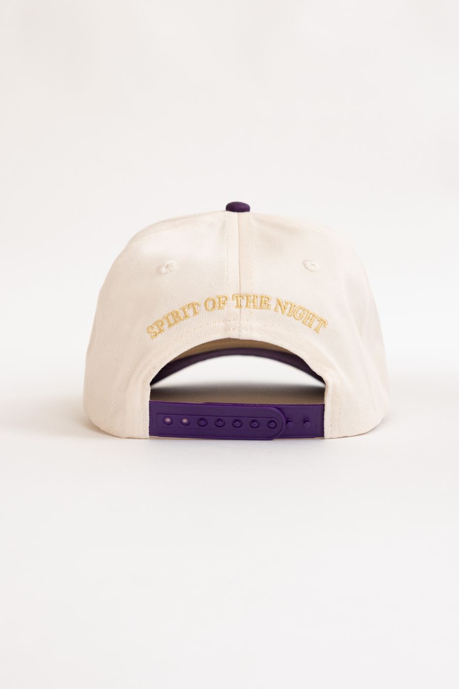 Sunburst Trucker Bone/Royal Purple — worn